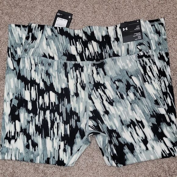 New Under Armour UA Motion Printed High Rise Ankle Leggings • Fitted • Size 1X - Picture 12 of 12